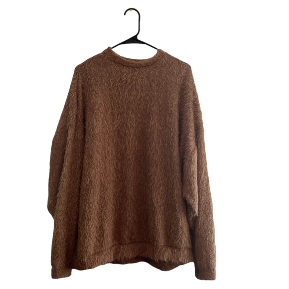 Boohoo Oversized Fluffy Knit Boyfriend Jumper - Picture 1 of 4